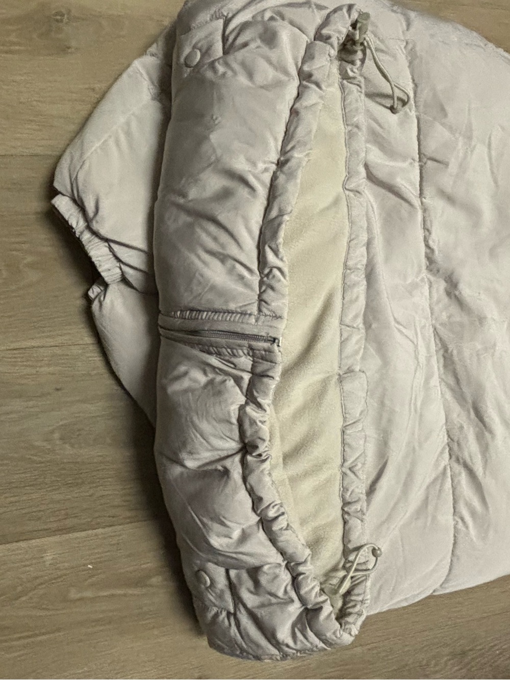 Pull&Bear Beige Fleece Jacket - Picture 8 of 8